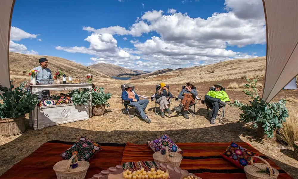 Picnic Andino en Qenqo, Cusco