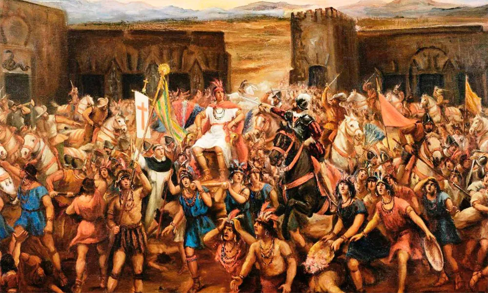 La llegada de Francisco Pizarro y la caída del Imperio Inca