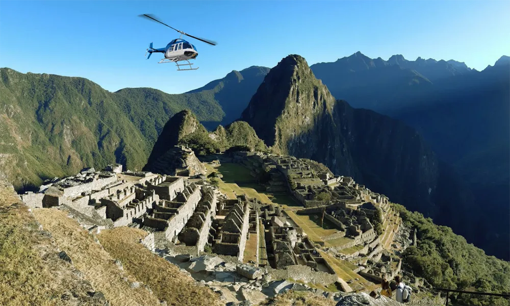 Rutas privadas en helicóptero cerca de Machu Picchu