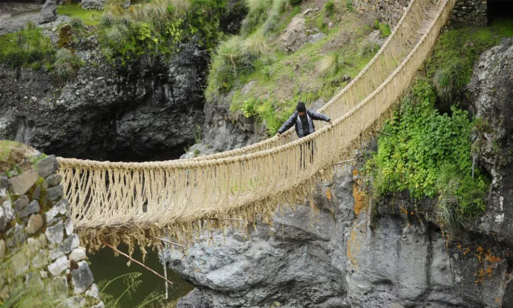 Passeio pela Ponte Inca Q’eswachaka